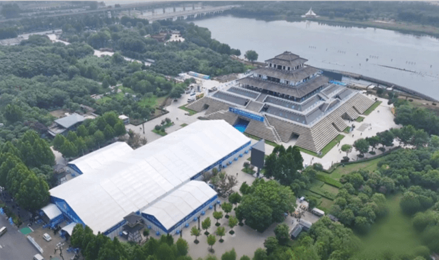 鶴壁中原文博會引入創新篷房解決方案，打造高質量臨時展館